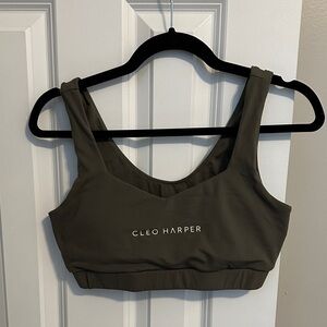 Cleo Harper Khaki Sports Bra